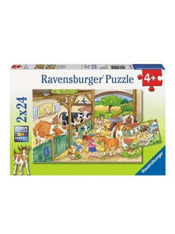 Ravensburger Merry Farm life 2 x 24st.