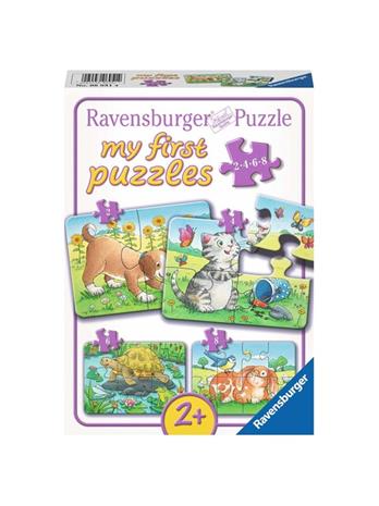 Ravensburger Cute pets puzzle 4 in 1