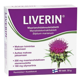 Liverin Maarianohdakeuute, 60 tabl.