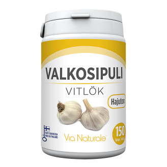 Via Naturale Valkosipuli, 150 tabl.