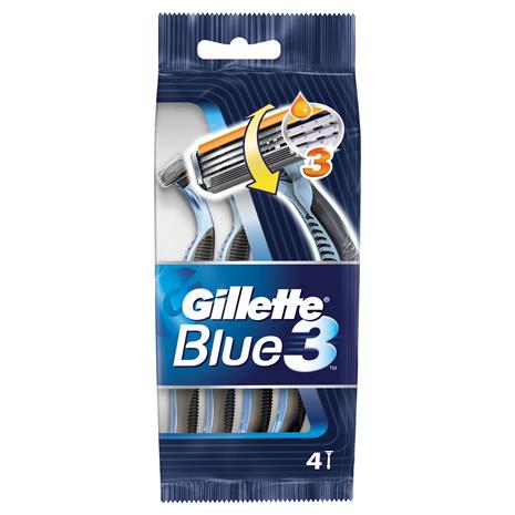 Gillette Blue 3, partahöylät 4 kpl