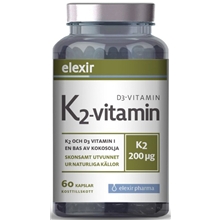 K2+D3 - 200 mcg 60 kapselia