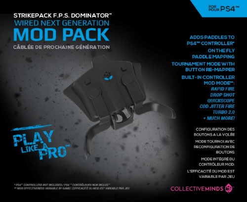 Strikepack FPS Dominator Controller Adapter, PS4-ohjainadapteri