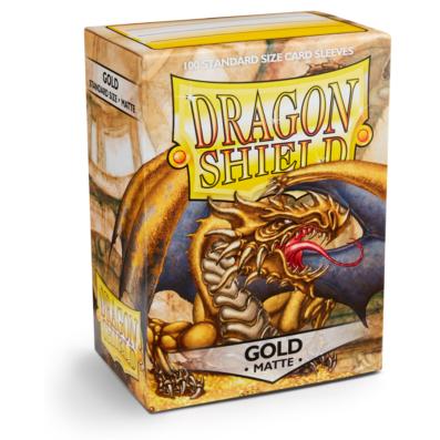 Dragon Shield Sleeves Matte Gold (100pcs)