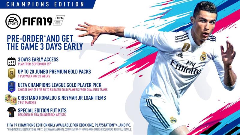 FIFA 19 Champions Edition, Xbox One -peli