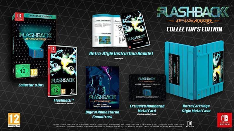 Flashback 25th Anniversary, Nintendo Switch -peli