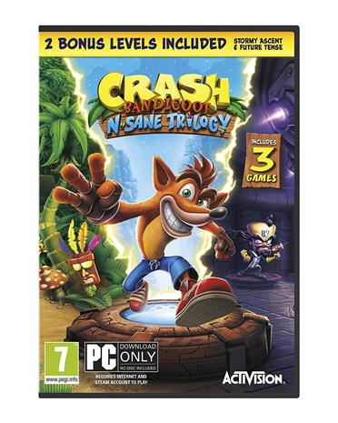 Crash Bandicoot N Sane Trilogy, PC -peli