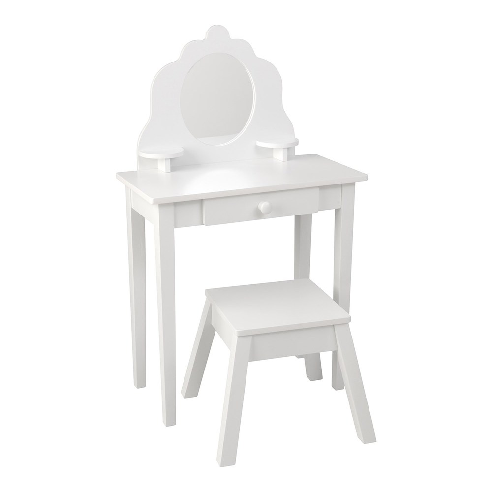 KidKraft® Kampauspöytä ja tuoli valkoinen, hinta 189 € KidKraft lasten aurinkotuoli ja varjo | Hintaseuranta.fi