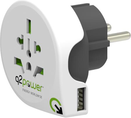 Matka-adapteri world to europe usb