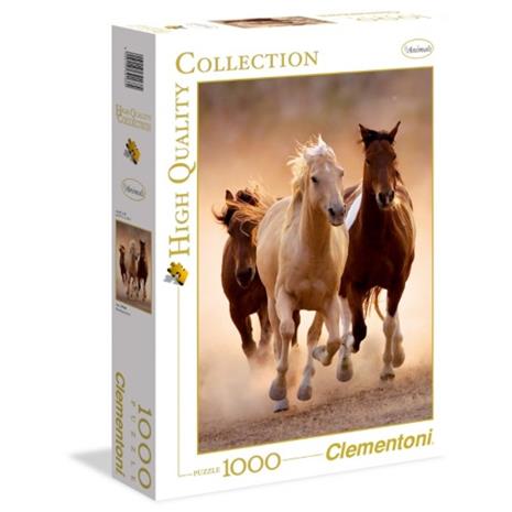 Clementoni Running Horses, palapeli 1000 palaa