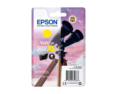 Epson Yellow 502XL, mustekasetti