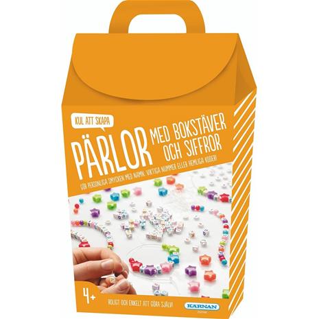 Kärnan Kirjaimet & Numerot Askarteluhelmet