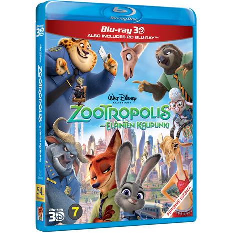 Zootopia (Zootropolis, 2016, 3D Blu-Ray), elokuva – kuva 8/8