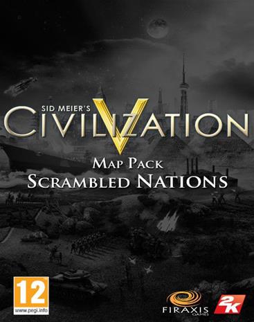 Civilization V (5): Scrambled Nations Map Pack (lisäosa), PC-peli – kuva 1/8