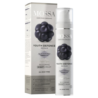 Mossa Restoring night cream, 50 ml