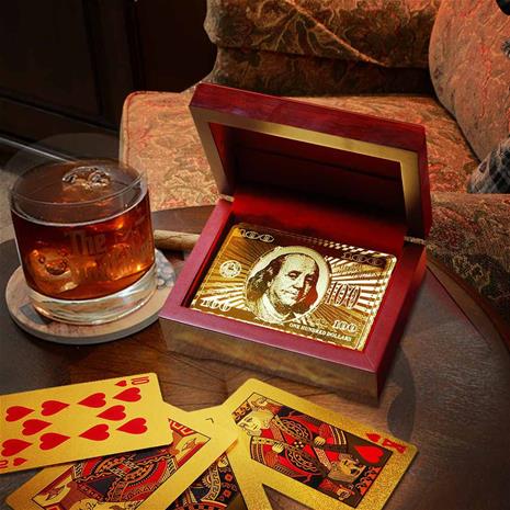 Gold Playing Cards Giftbox – kuva 1/7