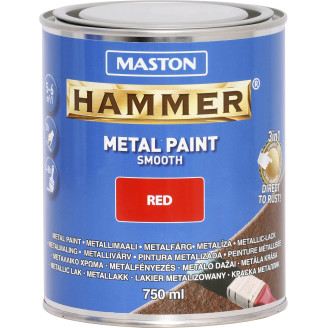 Metallimaali Hammer sileä 750 ml pun.