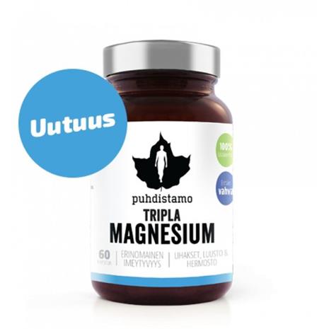 Puhdistamo Tripla Magnesium, 60 kaps.