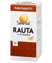 Sana-sol Rauta + C-vitamiini, 90 purutabl.