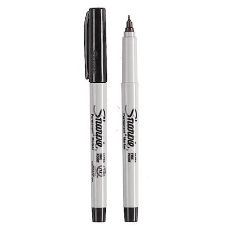 Merkkauskynä Irwin Sharpie Ultra Fine; 2 kpl.; musta