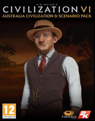 Sid Meier's Civilization VI (6): Australia Civilization & Scenario Pack (DLC), PC-peli