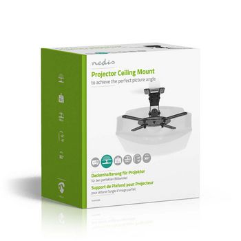 Nedis PJCM100BK, projektorin kattoteline – kuva 1/8