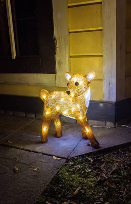 Airam ruskea 36cm led bambi