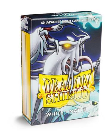 Dragon Shield Small Sleeves, Matte White (60pcs)