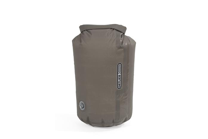 ORTLIEB compression dry bag with valve dark grey 12 l