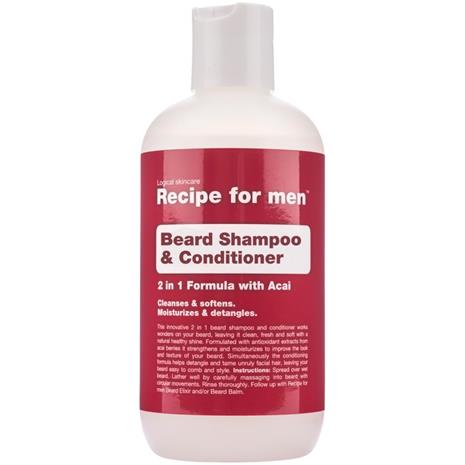 Recipe For Men Beard Shampoo & Conditioner 250 ml