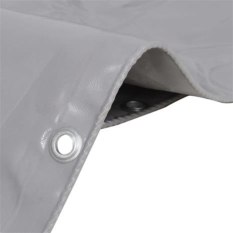 vidaXL Pressu 650 g/mÂ² 3x4 m harmaa