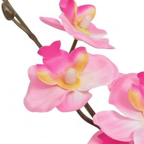 vidaXL Tekokukka Orkidea ruukulla pinkki 30 cm