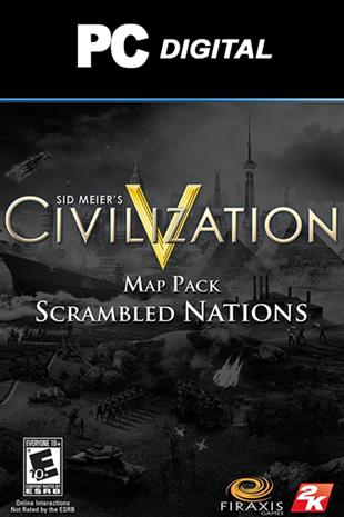 Civilization V (5): Scrambled Nations Map Pack (lisäosa), PC-peli – kuva 6/8