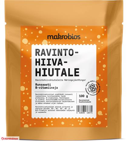 Makrobios Ravintohiivahiutale 100 g ravintolisä – kuva 3/6