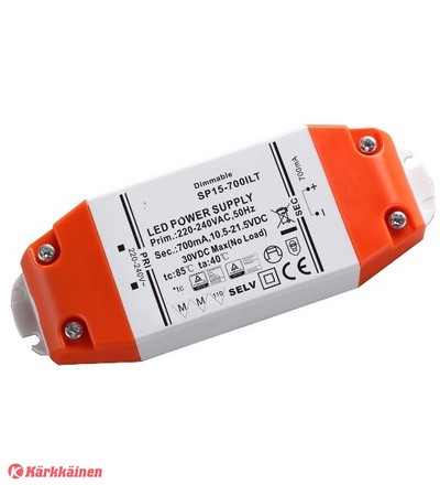 Axxel 7.5-15W himmennettävä led-muuntaja