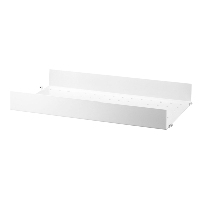 String String metallihyllylevy korkea reuna, 1-kpl 78x30x7, musta
