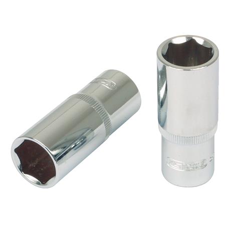 Kuusiohylsy KS tools Chrome+; HEX10; 1/2''; 76 mm – kuva 1/5
