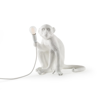 Seletti Monkey-lamppu, istuva