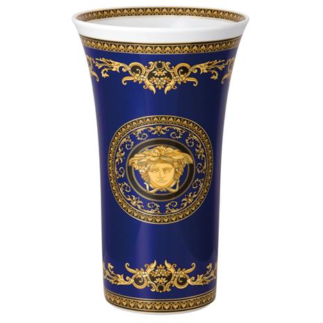 Rosenthal Versace Medusa Blue, maljakko 34 cm