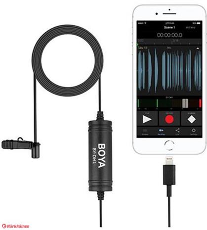 Boya BY-DM1 (lightning), mikrofoni iOs-laitteille