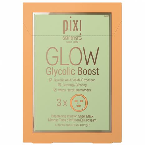 Pixi Glow Glycolic Boost Sheet Masks