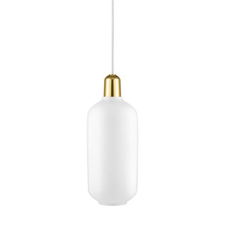 Normann Copenhagen Amp Kattovalaisin Large, Valkoinen/Messing