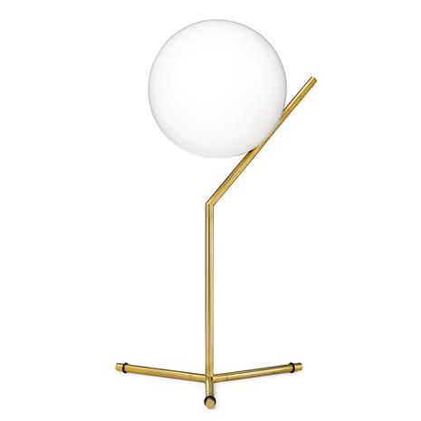 Flos IC Lights T1 Pöytävalaisin Korkea, Messinki