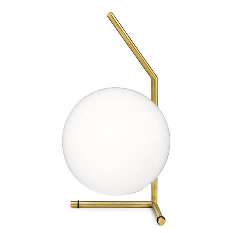 Flos IC Lights T1 Pöytävalaisin Matala, Messinki