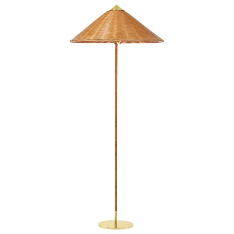 Gubi 9602 Lattiavalaisin, Messinki/ Wicker Willow
