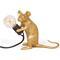 Seletti Mouse Lamp Mac, Gold – kuva 2