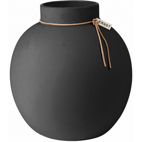 Ernst Kirchsteiger Stoneware Vase, Dark Grey