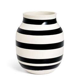 Kähler Omaggio Vase Medium, Musta