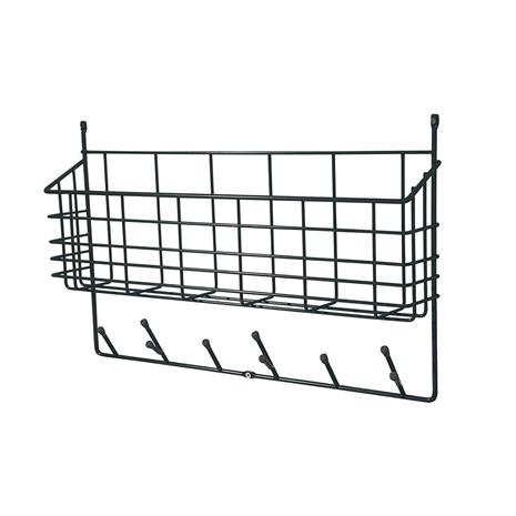 Maze Mitten Shelf Kori/Ripustin, Musta