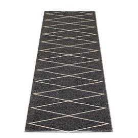 Pappelina Max Matto 70x320 cm, Black/Vanilla